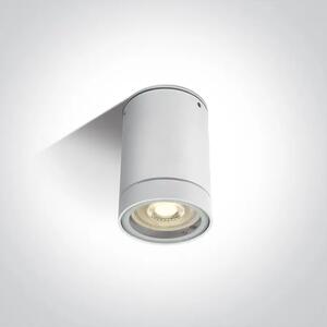 STROPNA SVJETILJKA 1×GU10/35W/230V/6.5x9.5cm/IP54 BIJELA DM67130C/W
