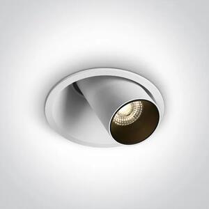 UGRADBENA SVJETILJKA LED/7W/3000K/520lm/36°/700mA DIM. BIJELA DM11107C/W/W