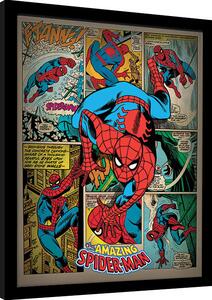 Uokvireni poster Spider-Man - Retro