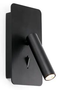 SUAU LED BLACK ZIDNA SVJETILJKA HIGH POWER LED 3W 3000K FR62118