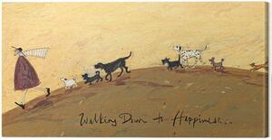 Slika na platnu Sam Toft - Walking Down To Hapiness