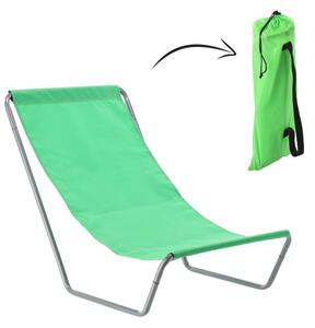 Sklopiva ležaljka za plažu - zelena