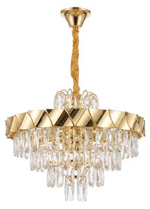 Kristalna viseća svjetiljka SWE076-CP 50cm GOLD
