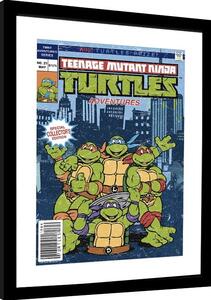 Uokvireni poster Teenage Mutant Ninja Turtles - Comics Cover