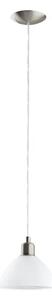 VISILICA 1xE27 NIKL-MAT/ALABASTER BRENDA 87054#