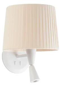 SAMBA WHITE READER ZIDNA SVJETILJKA RIBBONED LAMPSHADE E2 FR64308-35