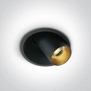 UGRADBENA SVJETILJKA LED/7W/3000K/520lm/36°/700mA DIM. CRNA DM11107C/B/W