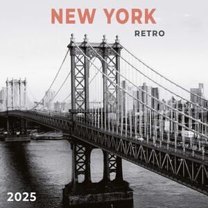 Kalendar 2025 New York Retro