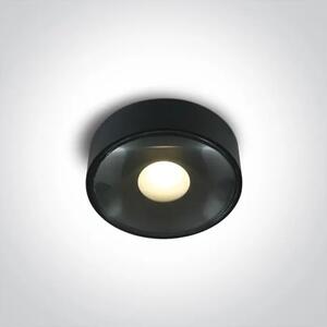 PLAFONJERA LED/6W/480lm/3000K/230V IP65 107mm CRNA DM67484/B/W