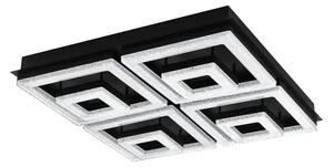 ZIDNA/PLAFONJERA 8xLED 12W, 1250lm, CRNA/ČELIK/KRISTAL FRADELO 1 99328