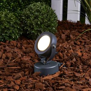 Lucande Gavin LED vanjski reflektor, 33 cm, antracit, aluminij, Crno, Metal