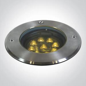 UGRADBENA VANJSKA PODNA SVJETILJKA LED 9x1,5W WW 36deg 230V SS316L IP67 DM69074B/W