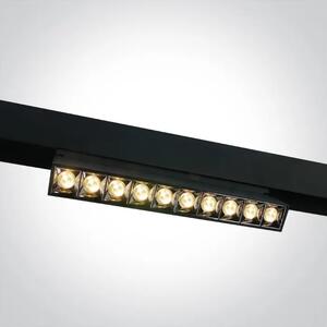 LINEARNA LED SVJETILJKA MAGNET 22W/3000K/1760lm/38°/48V DALI CRNA DM42106BL/B/W