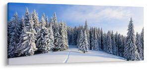 Slika - Zima u šumi (120x50 cm)