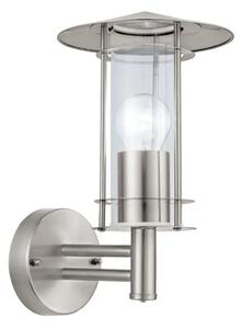 VANJSKA ZIDNA LAMPA 1xE27 INOX/STAKLO LISIO 30184