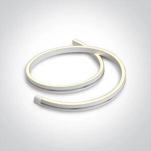 LED TRAKA 24V/DC 14,4W/m 140led/m 320lm/m 3000K IP66 6mm/5m FLEX SILIKON DM7841/W