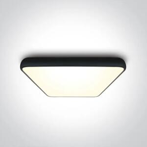 PLAFONJERA LED 62W/3600lm/3000K/120ST. CRNA KOCKASTA DM62160A/B/W