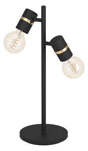 STOLNA LAMPA 2xE27 REFLEKTOR, CRNA/MESING LURONE 900178
