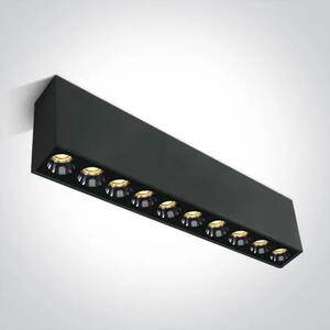 STROPNA SVJETILJKA LED/24W/3000K/1700lm/230V 38' IP20 CRNA DARK LIGHT DM12124H/B/W