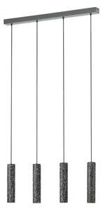VISILICA 4xGU10, 4X4,5W, D-840, ANTRACIT/CRNO/BIJELA MENTALONA 39822