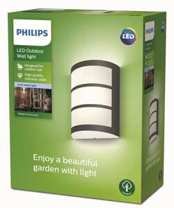 Python LED VANJSKA ZIDNA SVJETILJKA Antracit 1x6W 40K HV 8719514417618