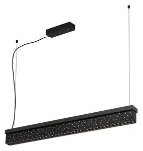 VISILICA 2xLED 3400lm + 2500lm, DIMABILNA, CRNA/KRISTAL AUROTONELLO 39826