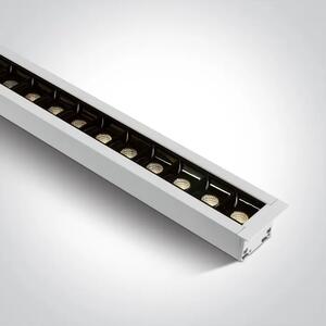 UGRADBENA SVJETILJKA BIJELA 48pcs SPOTS LED 40W 34d CCTV PV LINEAR 230V DM38145BR/W/V