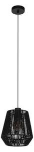 VISILICA 1xE27 CRNA/CRNI PAPIR PERSLEY 44105