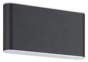 ZIDNA LAMPA 2xLED 2X2,9W, IP65, 175X90, CRNA GRUTTI 901026
