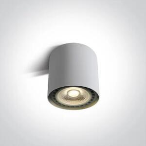 STROPNA SVJETILJKA CILINDAR GU10/15W/R111 IP20 BIJELA DM12144/W