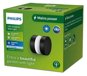 Laven PHILIPS ZIDNA SVJETILJKA CRNA SWA 6W 40K 8720169266650