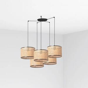 MAMBO BLACK VISILICA RATTAN LAMPSHADE fi320*213 FR64314-48-5L