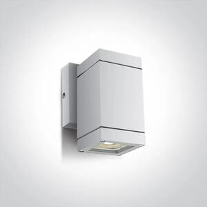 ZIDNA SVJETILJKA 1xGU10/35W/230V/IP54 BIJELA DM67130F/W