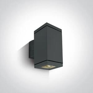 ZIDNA SVJETILJKA 2×E27/75W/PAR30/230V IP54 ANTRACIT DM67132A/AN#