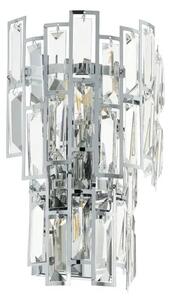 ZIDNA LAMPA 3x E14, 3X25W, 215X330, KROM/KRISTAL CALMEILLES 1 39628