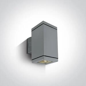 ZIDNA SVJETILJKA 2×E27/75W/PAR30/230V IP54 SIVO DM67132A/G
