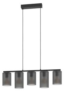 VISILICA 5xE27 CRNA/SIVO MAT COLOMERA 901163