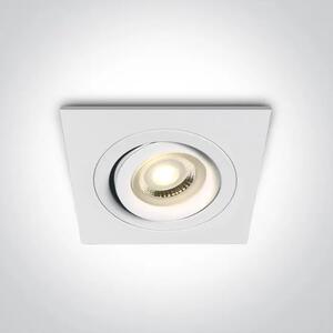 UGRADBENA SVJETILJKA 1×GU10/50W/MR16/230V IP20 BIJELA DM51105ABG/W