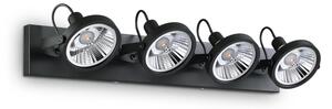 GLIM STROPNA LAMPA PL4 CRNA GU10 ID200255