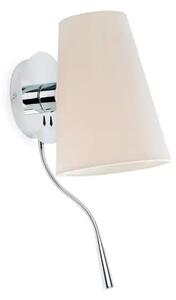 LUPE CHROME ZIDNA SVJETILJKA WITH LED READER 1EX27 MAX 20 FR29996