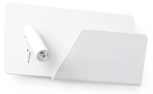 SUAU USB WHITE ZIDNA SVJETILJKA WITH LED RIGHT READER HIG FR62122