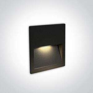 ZIDNA SVJETILJKA LED 3W/3000K IP65 CRNA DM68068A/B/W