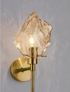 ODELLE ZIDNA LAMPA E14 /IP20/MESING ZLATNA & JANTAR NL9009256
