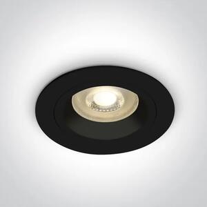 UGRADBENA SVJETILJKA 1×GU10/10W/230V CRNA DM10105ALG/B