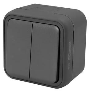 043-105 SERIJSKI NADGRADNI PEKIDAČ ANTRACIT IP55 3856024406291