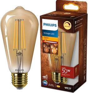 LED CLASSIC ŽARULJA PHILIPS 50W ST64 E27 922 GOLD D 1PF/4 8719514337794