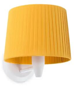 SAMBA WHITE ZIDNA SVJETILJKA YELLOW RIBBONED LAMPSHADE fi2 FR64306-36