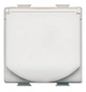UTIČNICA S POKLOPCEM 2P+E/16A/250V 2M BIJELA AM5440/2P