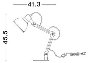 GROU STOLNA LAMPA E27 /IP20/MATT CRNA NL9620130