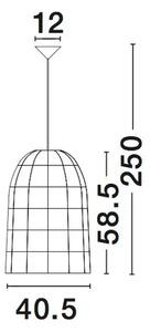 AURORA VISILICA E27 /IP20/BIJELA NL9586682